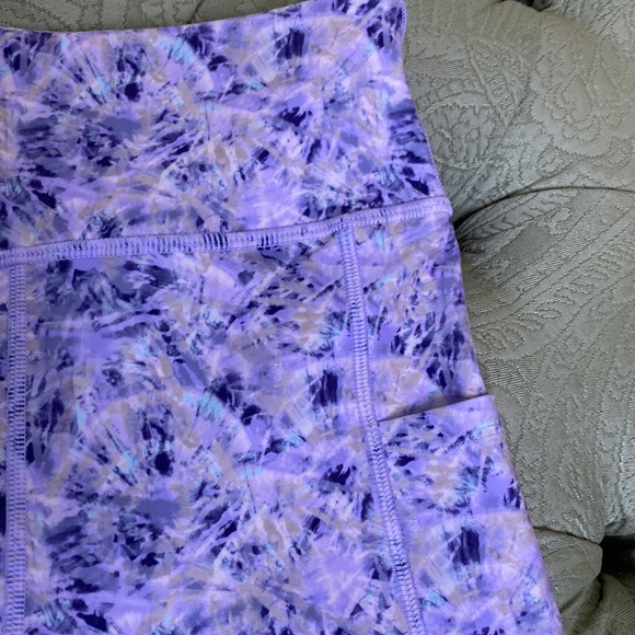 Johnny Was Calme Size XS Leggings Purple Starburst NWT Retail $149 - Picture 3 of 11